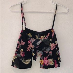 Forever 21 tie front tank top